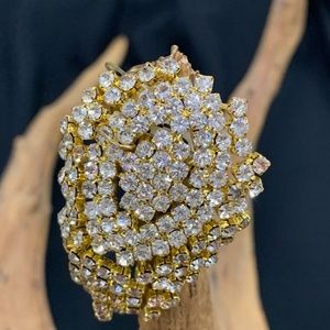 Rhinestone Dramatic Ring